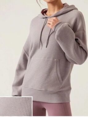 Athleta balance waffle hoodie sweatshirt XS